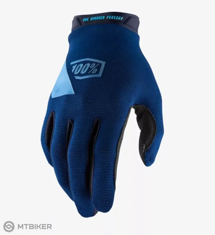 Novinka 100% Ridecamp rukavice, navy/slate blue