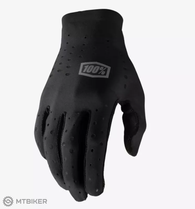 100% Sling Bike rukavice, černá Novinka