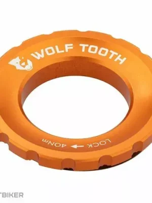Wolf Tooth Centerlock externí matice, oranžová Originální