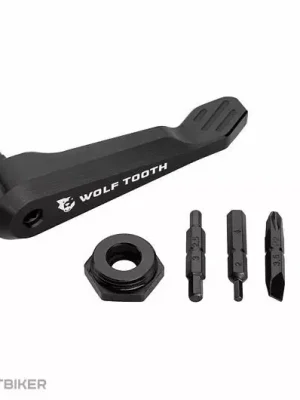 Wolf Tooth Axle Handle multiklíč 10 funkcí, černá Akční Cena