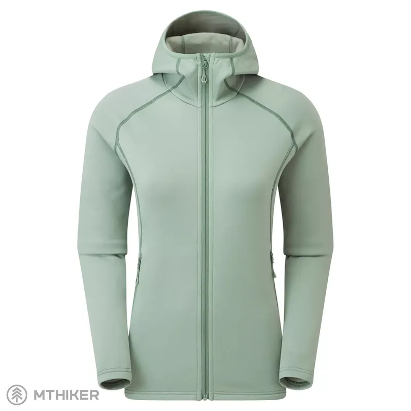 Víkendová Akce Montane FEM FURY HOODIE dámská mikina, šedozelená