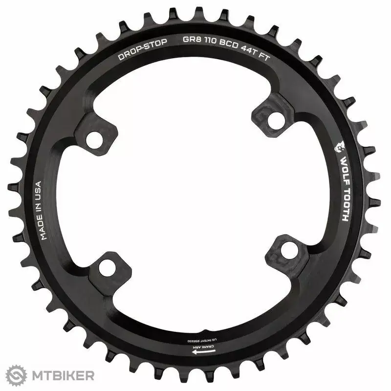 Wolf Tooth 110 BCD 4-Bolt převodník pro Shimano GRX, 42 zubů Přímo Od Výrobce