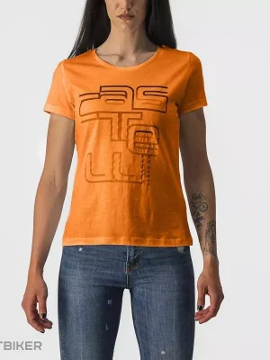 Castelli BELLAGIO TEE dámské tričko, oranžové Akce