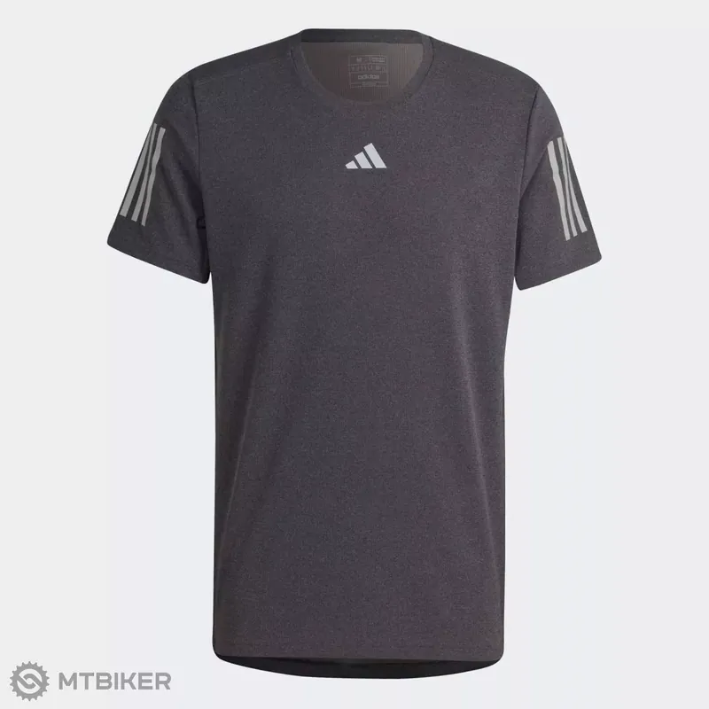 Adidas Own The Run triko, black melange Dokud Zásoby Vydrží