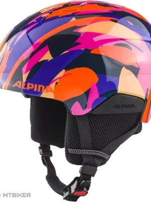 ALPINA PIZI dětská přilba, pink/orange blue gloss Výprodej