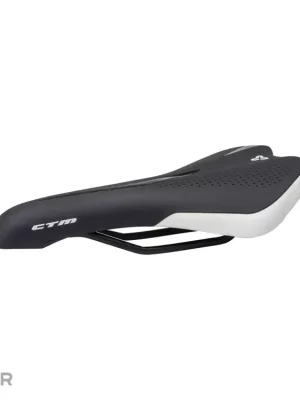 CTM Caliber sedlo, 160 mm, černá/bílá Speciální Cena