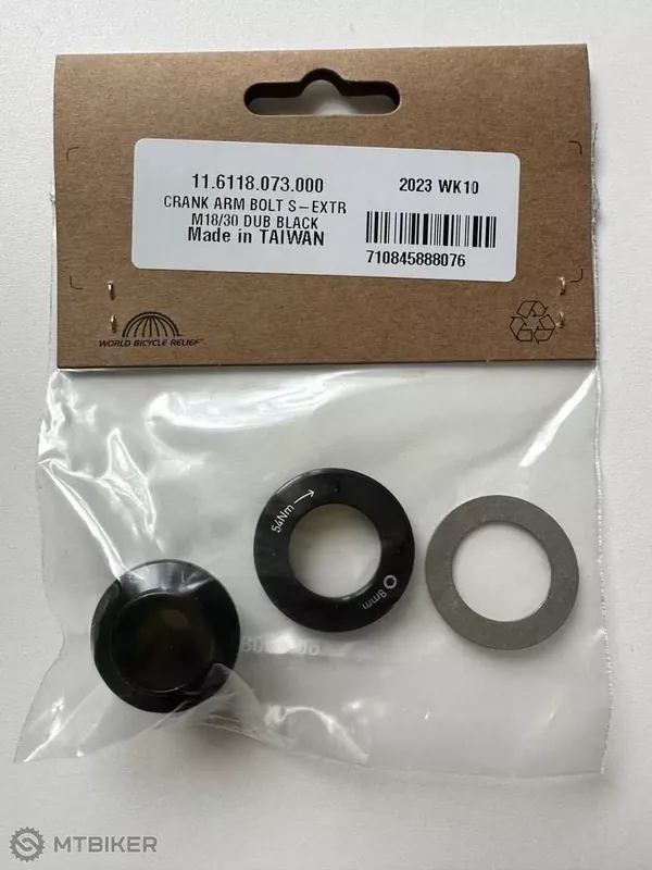 SRAM sada šroubů pro kliky X0 Eagle T-type, dark polar black Hit Sezóny