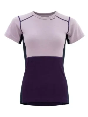 Devold Lauparen Merino 190 dámské tričko, orchid/lilac/ink Must-Have