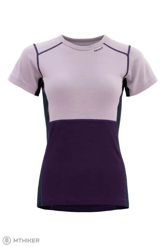 Devold Lauparen Merino 190 dámské tričko, orchid/lilac/ink Must-Have