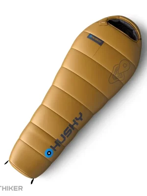 HUSKY Junior dětský spacák, 165 cm, mustard Finální Výprodej