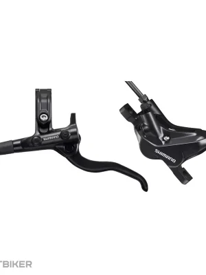Top Prodej Shimano Deore BL-MT4100/BR-MT420 hydr. přední brzda, 4-pístková, Post Mount, had. 850 mm + destičky D03S, OEM