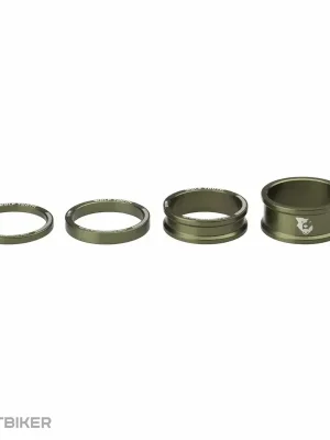 Vysoce Kvalitní Wolf Tooth sada podložek pod představec, 1 1/8", olive