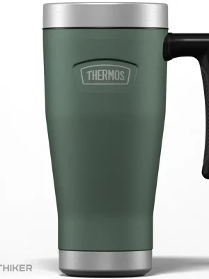 Thermos vodotěsný termohrnek s držadlem, 470 ml, zelená Akční Cena