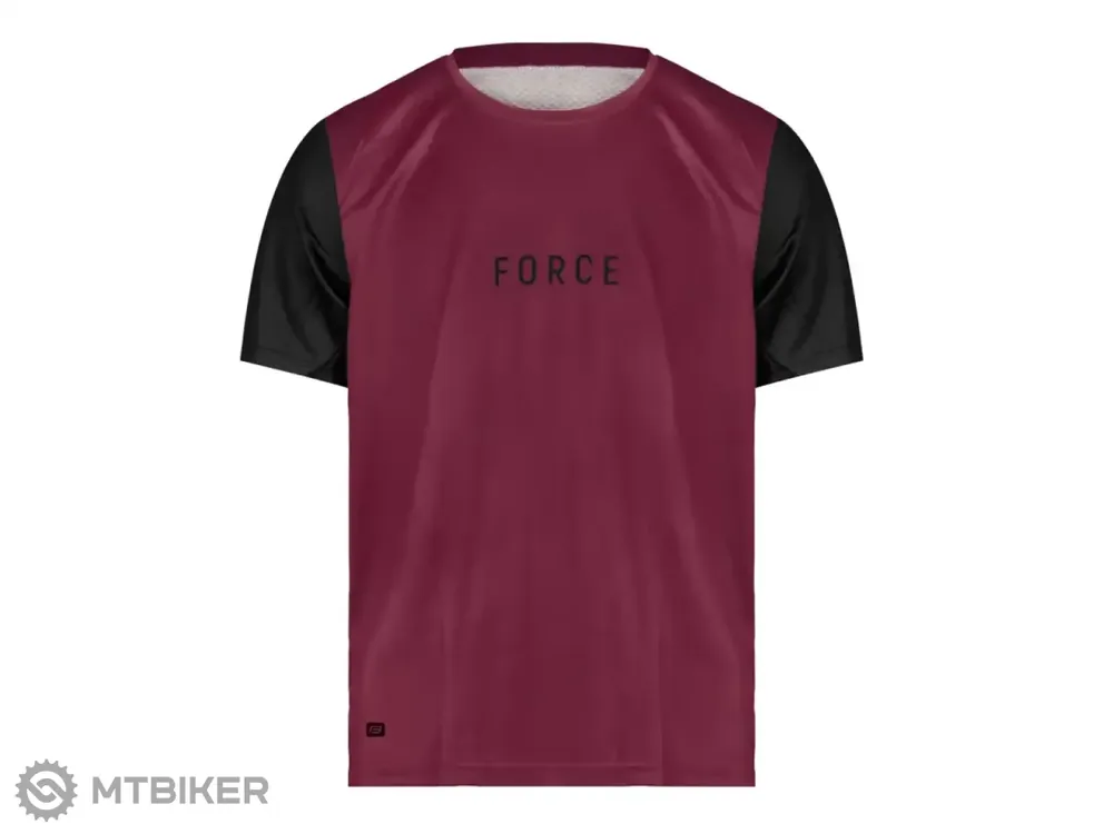 Časově Omezené FORCE MTB Rules dres, bordó