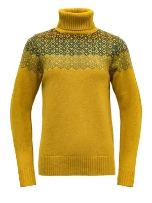 Hit Sezóny Devold dámský vlněný svetr Syvde Wool High Neck