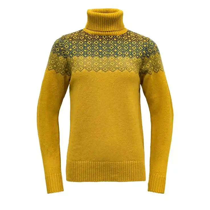 Hit Sezóny Devold dámský vlněný svetr Syvde Wool High Neck