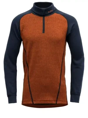 Devold dětské triko s dlouhým rukávem a zipem Duo Active Merino Zip Neck Junior Rychlé Dodání