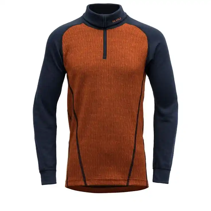 Devold dětské triko s dlouhým rukávem a zipem Duo Active Merino Zip Neck Junior Rychlé Dodání