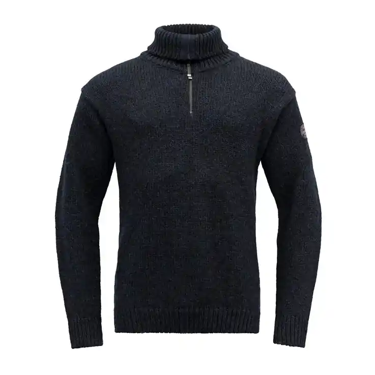 Devold vlněný svetr se zipem Nansen Wool Zip Neck Značkový