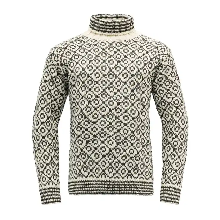 Devold vlněný svetr Svalbard Wool High Neck Aktuální