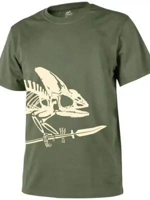 Hit Sezóny Helikon-Tex Full Body Skeleton krátké tričko, olivové