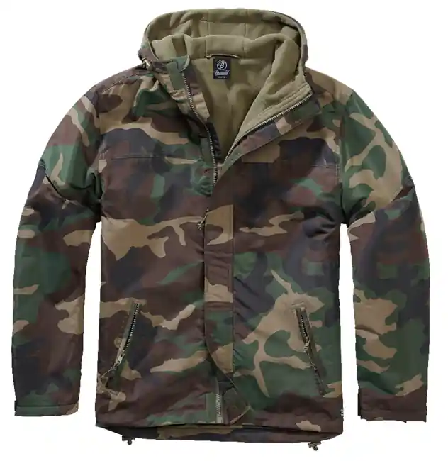 Zlevněný Brandit Windbreaker Frontzip větrovka, woodland