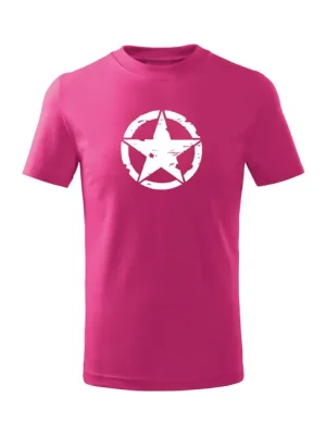 DRAGOWA Dětské krátké tričko Star, růžová Horká Nabídka
