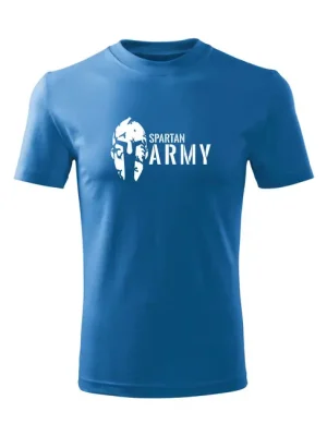 Sezónní Sleva DRAGOWA Dětské krátké tričko Spartan army, modrá