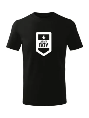 Nízká Cena DRAGOWA Dětské krátké tričko Army boy, černá