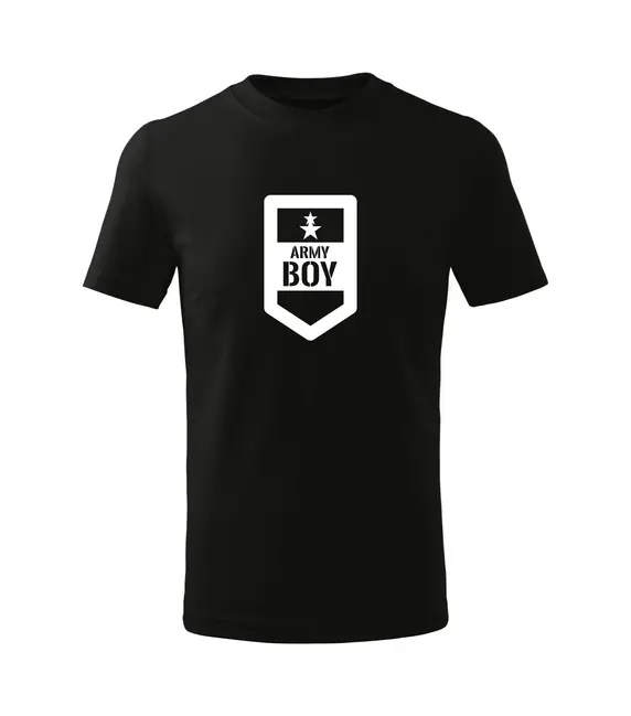 Nízká Cena DRAGOWA Dětské krátké tričko Army boy, černá