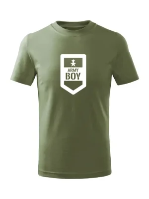 DRAGOWA Dětské krátké tričko Army boy, olivová Objednat Nyní