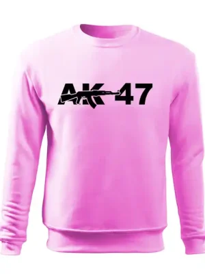 DRAGOWA Dětská mikina AK47, růžová Hit Sezóny