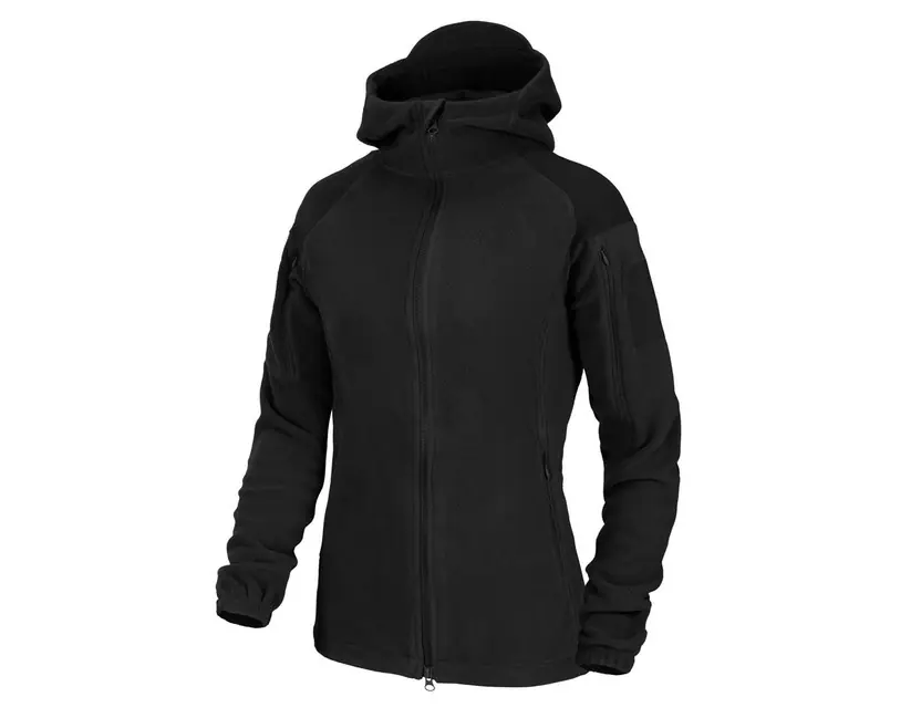 Helikon-Tex Cumulus dámská flísová mikina s kapucí, černá Nízká Cena