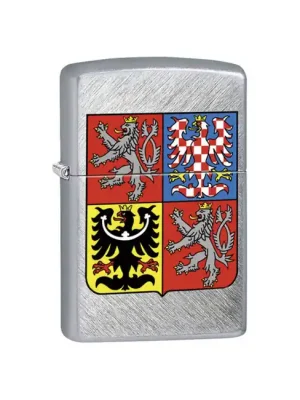 Zippo benzínový zapalovač Czech Republic chromový Nakupujte Hned