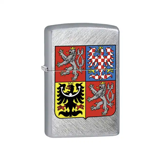 Zippo benzínový zapalovač Czech Republic chromový Nakupujte Hned