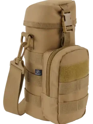 Brandit Molle obal na láhev s kapsičkou II, khaki Koupit Online