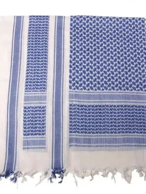 Akce MFH PLO bavlněná arafatka modro - bílá, 115 x 110cm