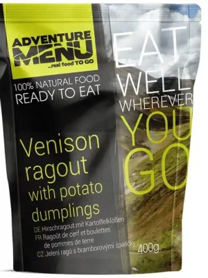 Adventure Menu Jelení ragú s bramborovými knedlíčky 400g Akční Cena