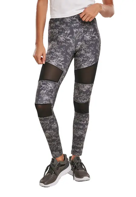 Výhodná Nabídka Urban Classics dámské Tech Mesh legíny, dark digital camo