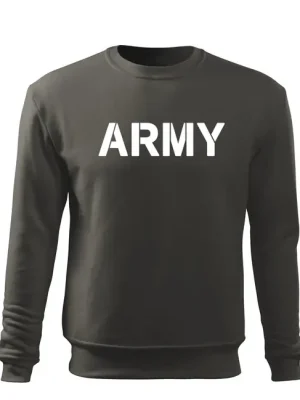 Výhodná Nabídka DRAGOWA pánská mikina army, šedá 300 g/m2