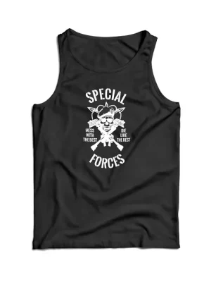 Speciální Cena DRAGOWA pánské tílko Special forces, černá 160g/m2