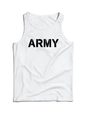 Nejlepší Cena DRAGOWA pánské tílko ARMY, bílá 160g/m2