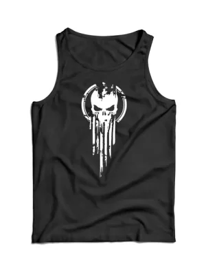 DRAGOWA pánské tílko Skull, černá 160g/m2 Vrácení Zdarma