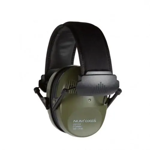 Sezónní Sleva NUM‘AXES electronic chrániče sluchu CAS1034, khaki