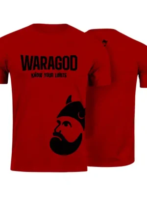 Rychlé Dodání Waragod krátké tričko StrongMERCH, červená 160g/m2