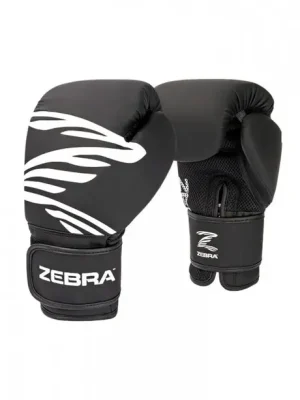 Rychlé Dodání Zebra Fitness box rukavice, dětské černé