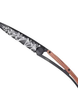 Akční Nabídka Deejo zavírací nůž Tattoo trek black coralwood