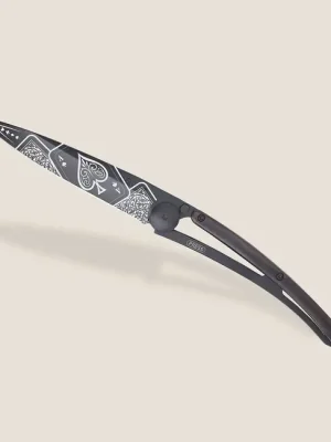 Deejo zavírací nůž Black tattoo biker ebony wood Good Luck Objednat Nyní