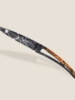 Vrácení Zdarma Deejo zavírací nůž Tattoo black brown camo Deer