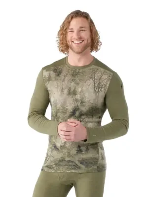 Smartwool, Funkční triko s dlouhým rukávem M MERINO 250 BASELAYER CREW BOXED, winter moss forest Časově Omezené